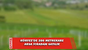 Körfez'de 280 metrekare hisseli arsa icradan satılık