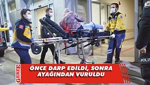 Körfez'deki kavgada silahla ayağından vurularak yaralandı