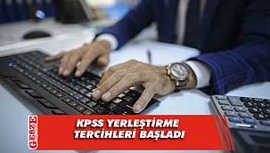 KPSS yerleştirme tercihleri başladı
