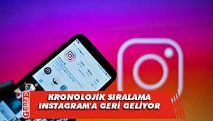 Kronolojik sıralama Instagram'a geri geliyor