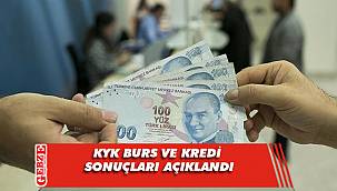 KYK burs ve kredi sonuçları açıklandı