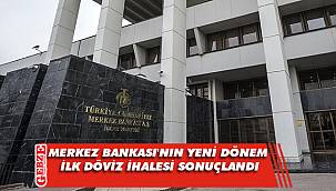 Merkez Bankası'nın yeni dönem ilk döviz ihalesi sonuçlandı