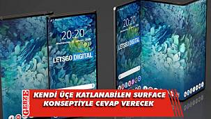 Microsoft, üçe katlanan bir cihaz üzerinde çalışıyor