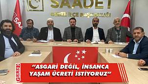 Saadet Gebze’nin gündemi asgari ücret