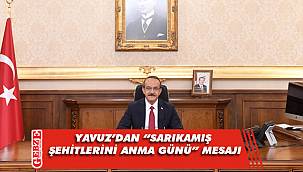 Seddar Yavuz'dan Sarıkamış Şehitleri için anma mesajı