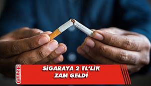 Sigaraya zam yapıldı