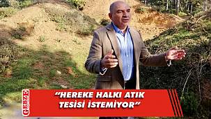 Tarhan'dan atık tesisi hakkında soru önergesi