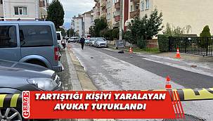 Tartıştığı kişiyi silahla yaralayan avukat tutuklandı