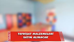 Tefrişat malzemesi satın alınacaktır