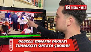 Tırnakçı kadınların numarasını esnafın dikkati bozdu