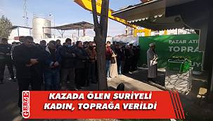 Trafik kazasında ölen anne toprağa verildi