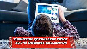 Türkiye'de çocukların yüzde 82,7'si internet kullanıyor