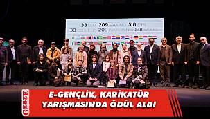 Uluslararası Karikatür Yarışmasından E-Gençlik'e ödül