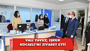 Vali Yavuz, İŞ-KUR’u ziyaret etti