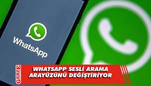 WhatsApp sesli arama arayüzünü değiştiriyor
