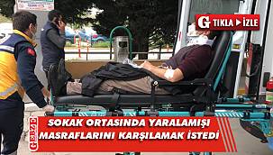 Yaraladığı şahsın hastane masrafını karşılamak istedi