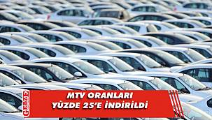 Yeni MTV oranları belli oldu