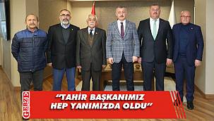 Ziraat odalarının temsilcilerinden Büyükakın'a ziyaret