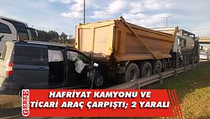 Anadolu Otoyolu’nda korkutan kaza; 2 yaralı