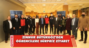 Başkan Büyükgöz’den GTÜ Öğrencilere Sürpriz Ziyaret