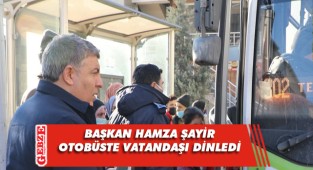 Başkan Şayir'den hafta sonu mesaisi