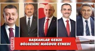 Başkanlardan başarılı kar sınavı