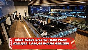 Borsa İstanbul güne düşüşle başladı