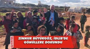 Büyükgöz, İdlib’de yardım dağıttı