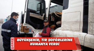 Büyükşehir’den TIR şoförlerine kumanya