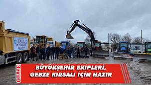 Büyükşehir karla mücadele ekipleri hazır