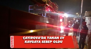 Çayırova’da bir apartmanda yangın çıktı