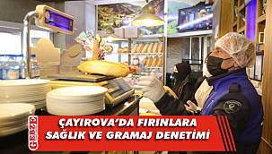 Çayırova'da fırınlar denetimden geçti