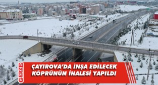 Çayırova’daki yeni köprü için ilk adım atıldı