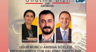 CHP Çayırova anma programını erteledi 