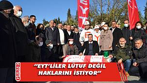 CHP, Gebze’de EYT’liler için seslendi