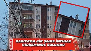 Darıca'da intihar girişimi