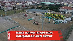 Darıca Nene Hatun Stadı’nda yoğun tempo