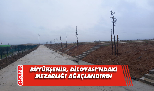 Demirciler mezarlığı ağaçlandırıldı