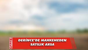 Derince'de 271 metrekare arsa mahkemeden satılık