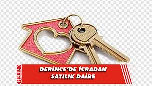 Derince'de 5+1 157 metrekare dubleks daire icradan satılık