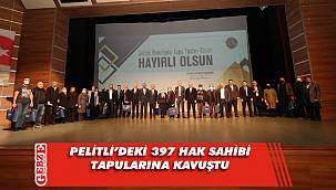 Gebze Belediyesi'nden bir tapu töreni daha