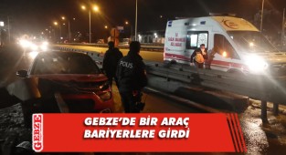 Gebze D-100'de kaza; 2 yaralı