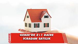 Gebze’de 2+1 daire icradan satılık