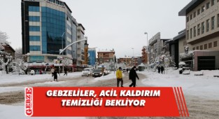 Gebze'de yayalar için riskli şartlar