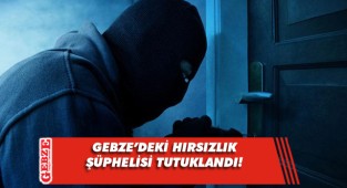 Gebze'deki hırsızlık olaylarının şüphelisi yakalandı