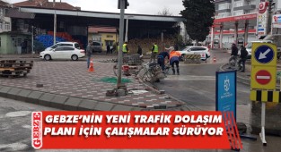 Gebze'ye yeni trafik dolaşım planı geliyor