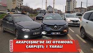 Gençlik Caddesi'nde kaza; 1 yaralı