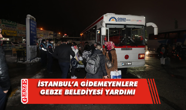 İstanbul'a giremeyen yolcular Gebze'de durdu