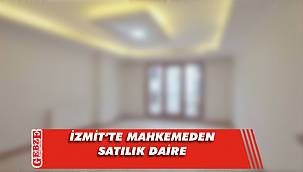 İzmit'te 2+1 70 metrekare daire mahkemeden satılık