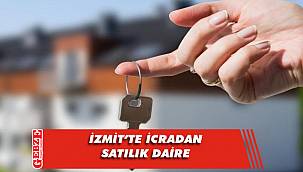 İzmit'te 3+1 115 metrekare dubleks daire icradan satılık